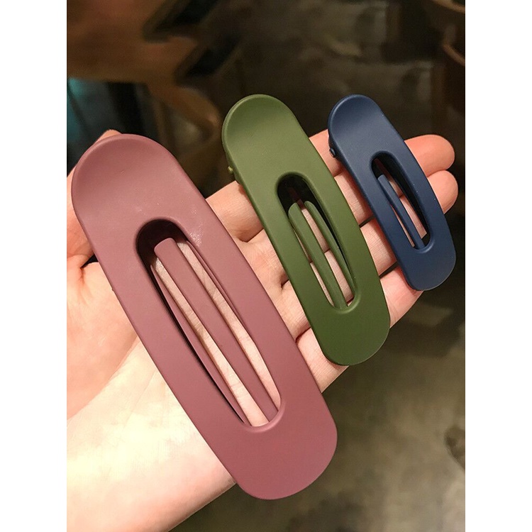 Klip rambut poni fashion gadis sederhana barang import dengan harga grosir