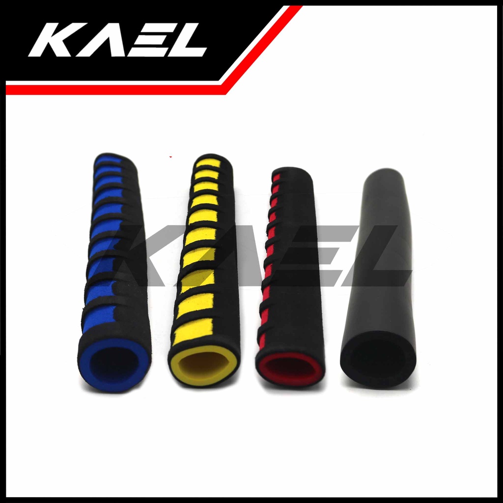 Busa Hand Grip Universal Handle Handel Hendel Fat Pad Handfat Handgrip Handpad Handlegrip Stang Jari-Jari Motor Sepeda 1 Pc Merah Biru Kuning Hitam Hijau