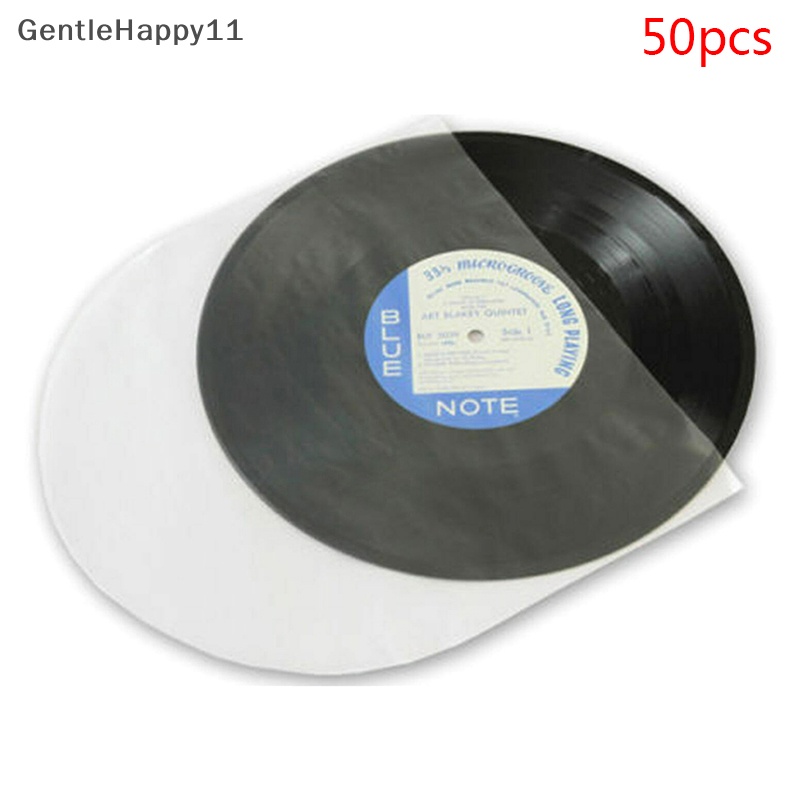 Gentlehappy 50pcs lp Protection Storage Inner Bag Untuk Meja Putar lp vinyl records cd vinyl id