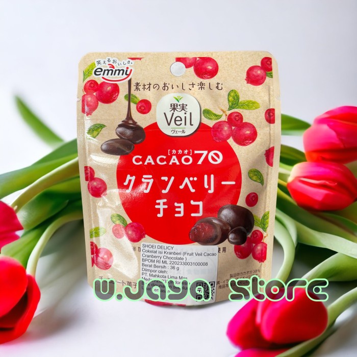 Shoei Delicy Fruit Veil Cacao Cranberry Chocolate/ Coklat isi Kranberi