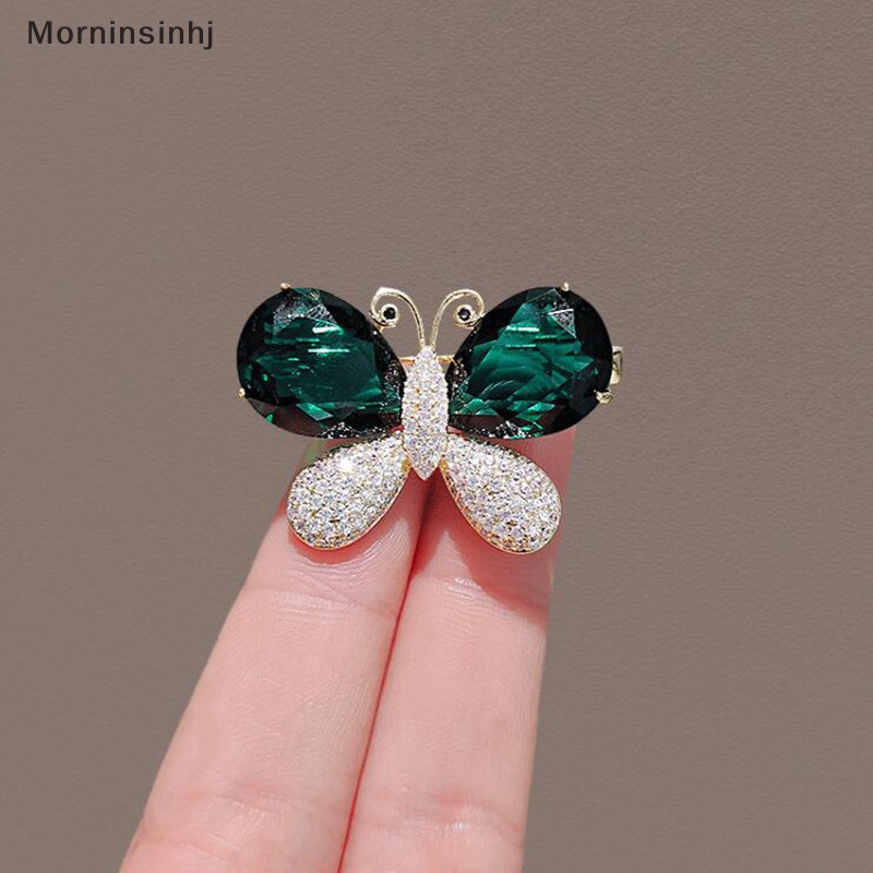 Mornin Bros Serangga Vintage Butterfly Brooch Pin Perhiasan Untuk Wanita Aksesoris Hadiah Aksesoris id