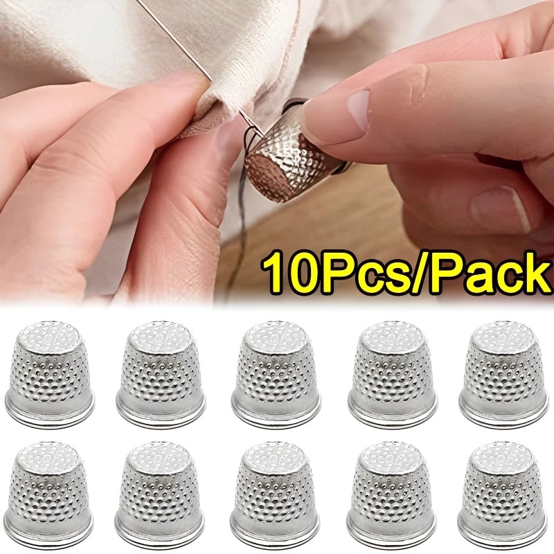 Finger Thimble Cover Cincin Pelindung Jarum Jahit Bidals/DIY Craft Handwork Cross-stitch Alat Jahit Aksesoris