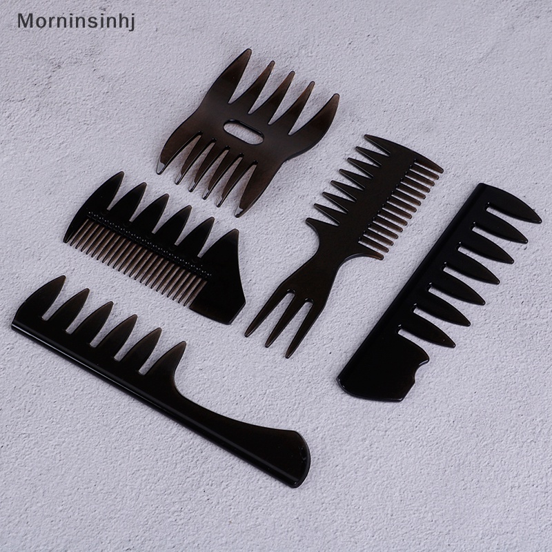 Mornin Sisir Rambut Minyak Gigi Lebar Sisir Rambut Klasik Oil Licin Styling Hair Brush Untuk Pria id