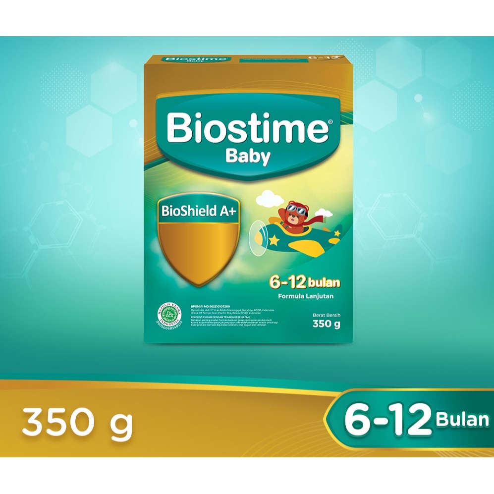 Biostime Baby 6-12 Bulan 350 Gr Susu Formula