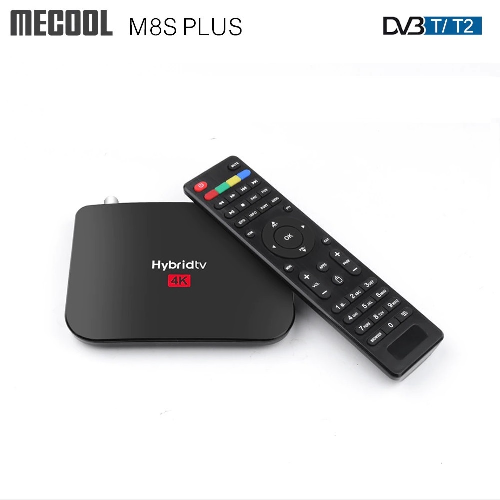 AKN88 - MECOOL M8S PLUS - Hybrid TV 4K UHD - STB Android DVB-T2