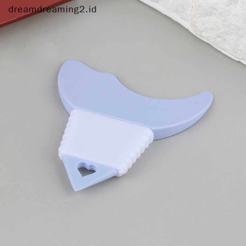 (drea) Stensil Eyeliner Dapat Dicuci Bahan Silikon Template Asisten Alat Make Up Cepat //