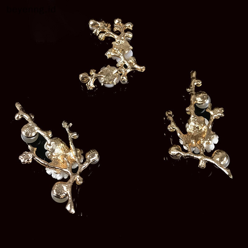 Beyen 1Pcs Mutiara Imitasi Berlian Imitasi Bunga Cabang DIY Membuat Perhiasan Aksesoris ID