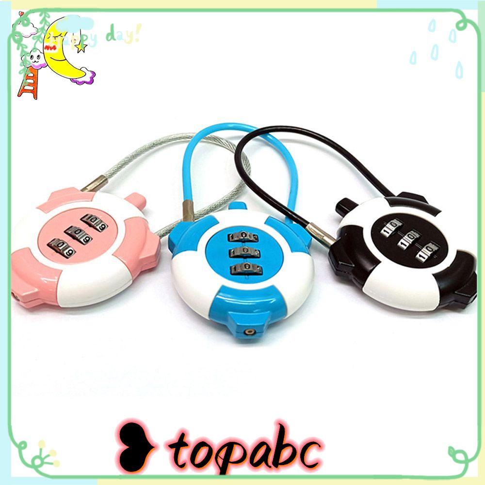 TOP Gembok Kawat Multifungsi Kartun Password Lock Cute Anti Maling