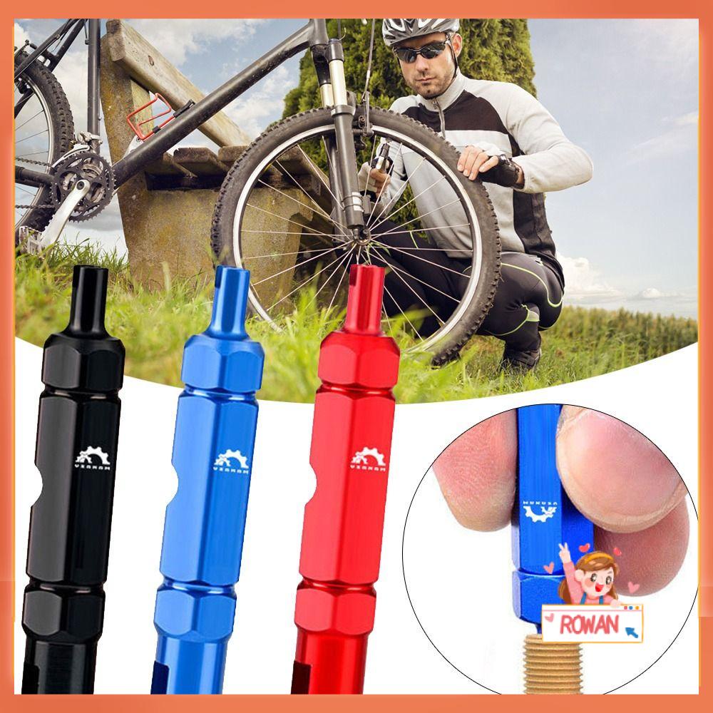 R-FLOWER 2pcs Alat Katup Sepeda Multifungsi Aksesoris Anti-slip Air-Valve Spanner