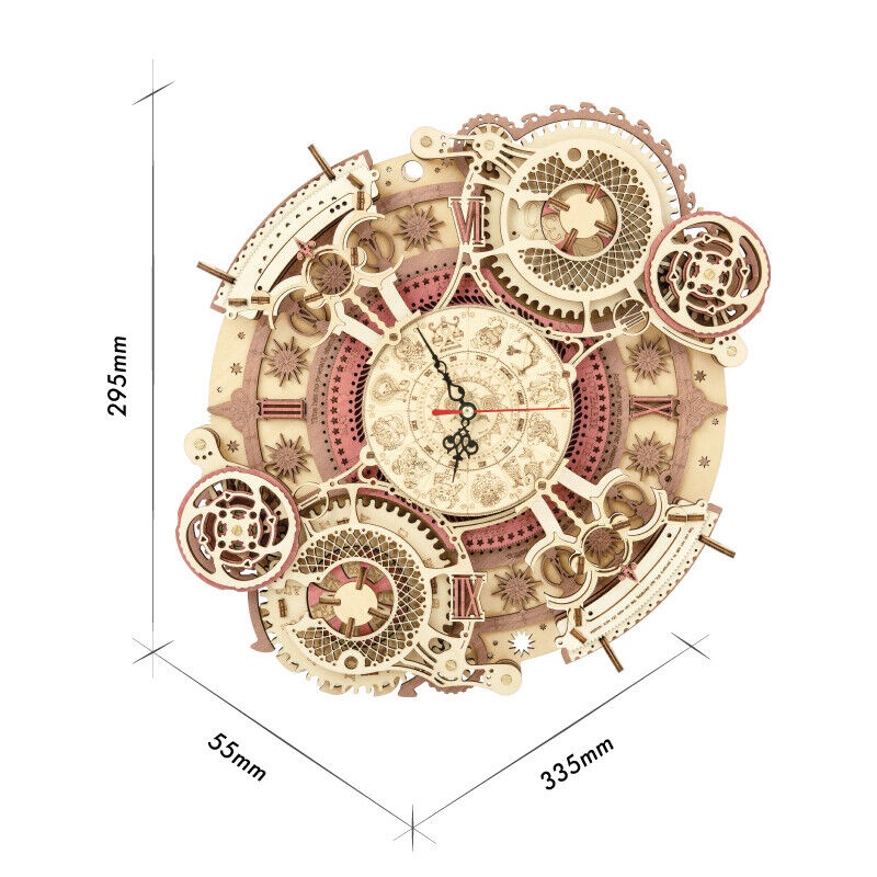 Toys Rokr Time Art Zodiac Wall Clock LC601