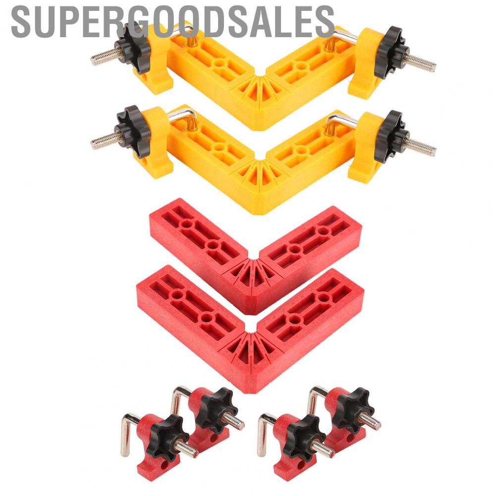 Supergoodsales Right Angle Clamps  Non Damaging 90 Degree Beveled Edge Corrosion Resistant for Box Picture Flame Carpenter