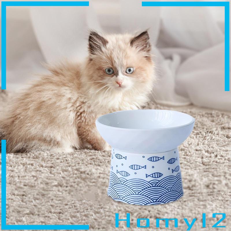 [HOMYL2] Elevated Bowl Anti Slip Perlengkapan Hewan Peliharaan Kucing Anjing Mangkuk Untuk Anjing Kecil Kucing Kitten