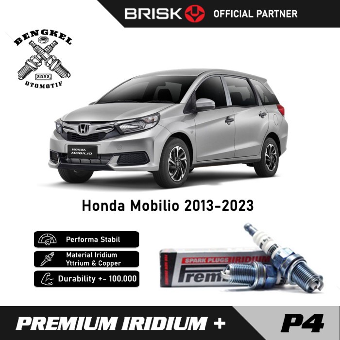 Busi Honda Mobilio BRISK Premium Iridium P4