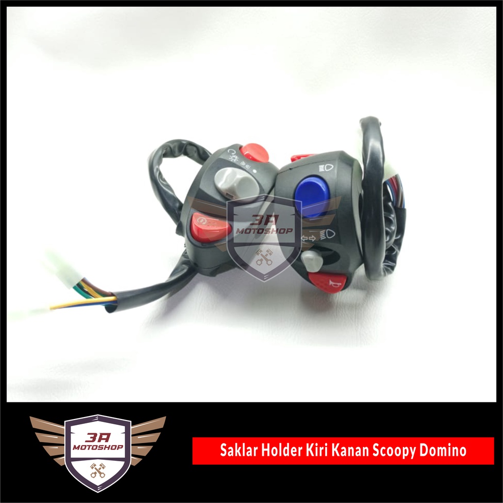 Saklar Holder Kanan Kiri Set Domino Universal Beat Vario Scoopy nmax Fino PCX