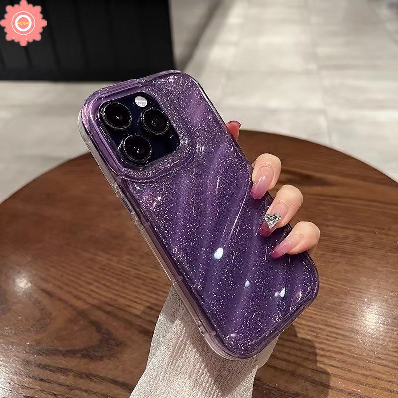 Bling Laser Card 3D Stereo Corrugation Pattern Case Compatible For IPhone 7Plus 11 13 14 12 Pro Max XR X XS MAX 7 6 6S 8 Plus SE 2020 Fantasy Gradient Color Starry Sky Soft Cover