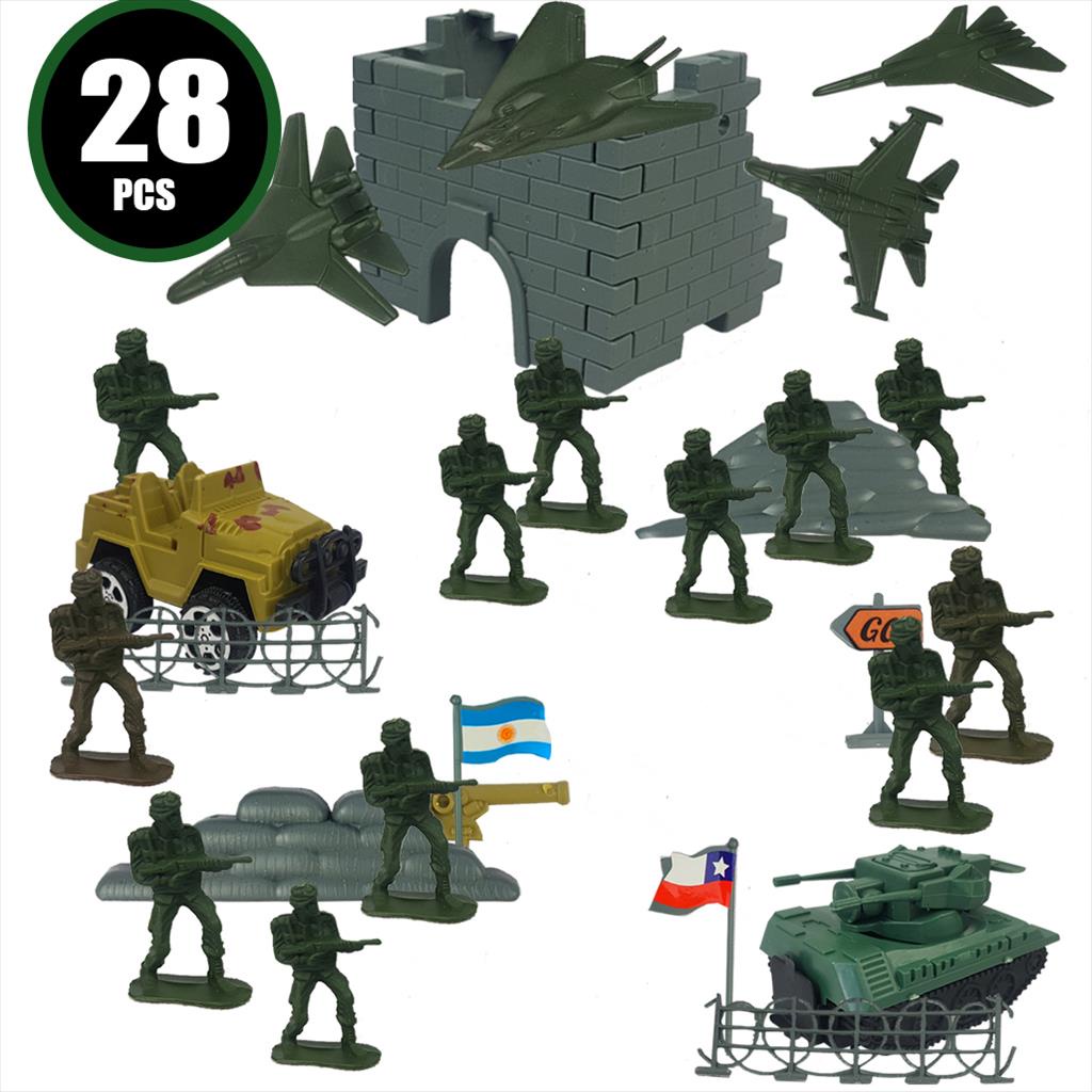 Mainan Tentara Militer Mini / Mainan Bahan Plastik Untuk Dekorasi Meja / Action Figure Tentara Militer / Mainan Edukasi R01449EF