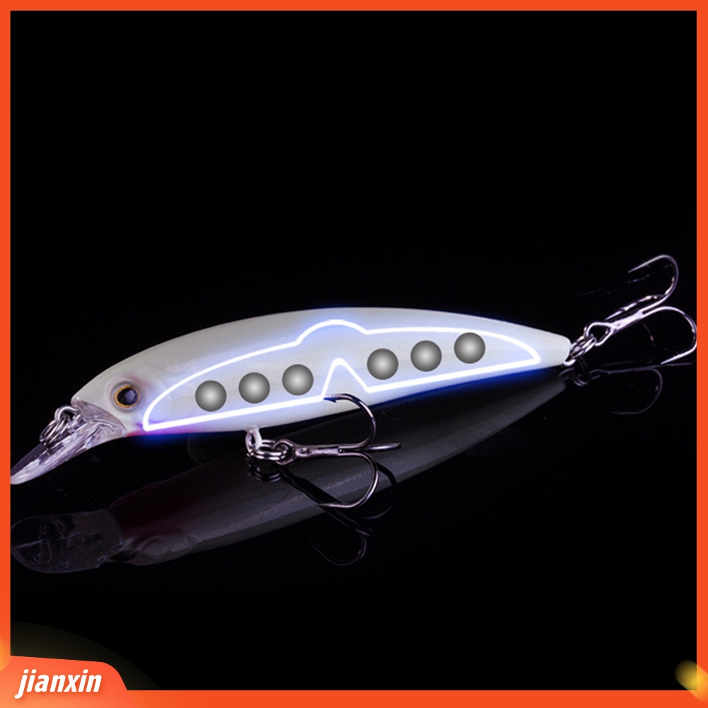 (In Stock) 11 cm Luminous Fishing Wobblers Ikan Kecil Buatan Umpan Umpan Tackle Tool