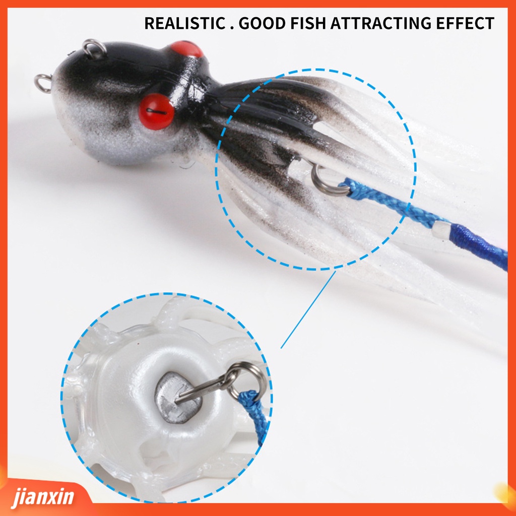 (In Stock) 110g /150g /200g Umpan Gurita Lembut Luminous Realistis Ketangguhan Yang Baik Silikon Memancing Gurita Memikat Aksesori Memancing