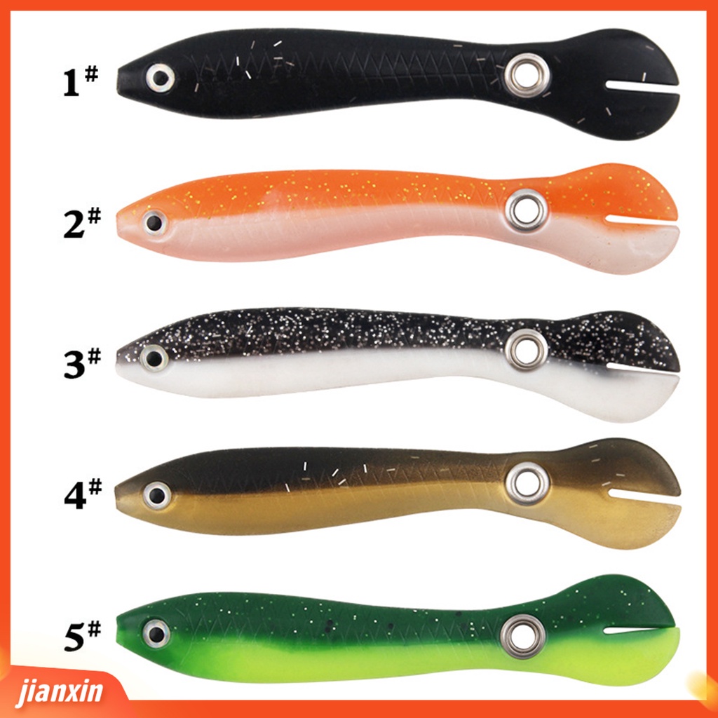 (In Stock) 5Pcs 10cm/6g Umpan Pancing Imitasi Little Loach PVC Kekuatan Tinggi Simulasi Memancing Umpan Untuk Penggemar Memancing