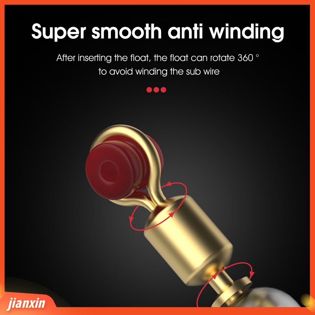 (In Stock) 30Pcs Holder Apung Lembut Rotasi 360derajat Silikon Tahan Aus Istirahat Pelampung Pancing Untuk Memancing