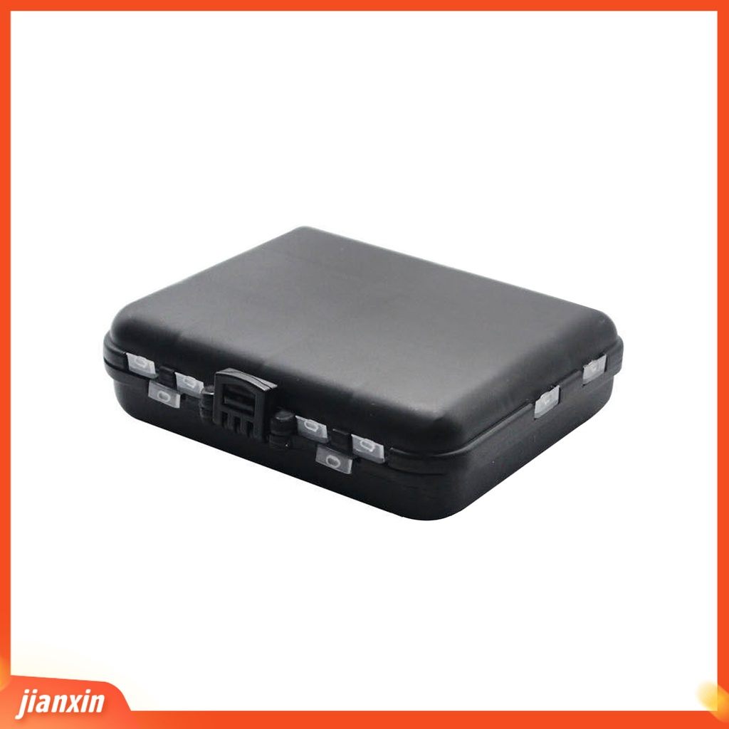 (In Stock) Kotak Umpan Pancing Dengan Lanyard Dapat Dilepas 11kompartemen Umpan Kait Aksesoris Organizer Case Perlengkapan Memancing