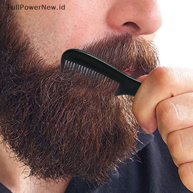 Power Sisir Model Jenggot Pria Bahan Plastik Sisir Styling Kumis Jenggot Mini Portable ID