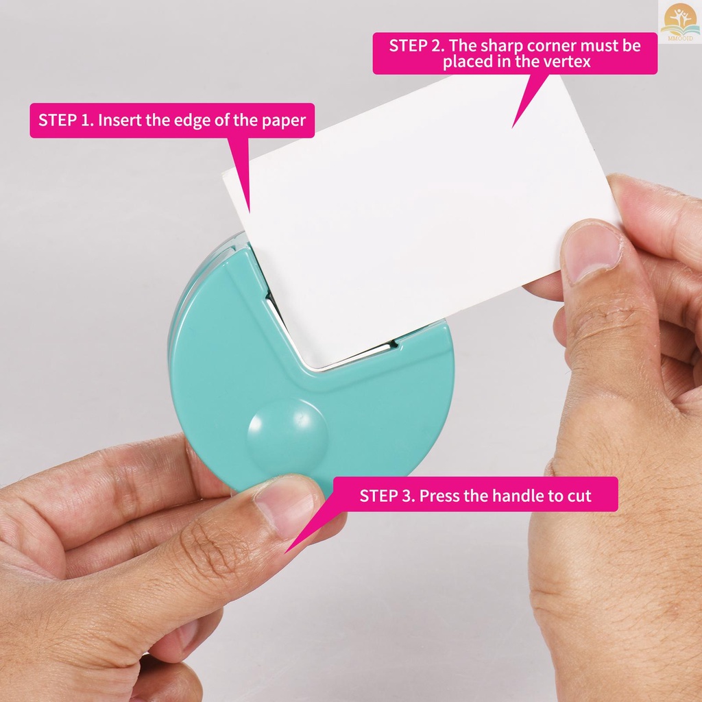 In Stock Corner Rounder Punch R4 Mini Portable Round Corner Trimmer Cutter 4mm Untuk Kerajinan Kartu Scrapbook Kertas Bungkus Stiker Foto Laminasi DIY Proyek