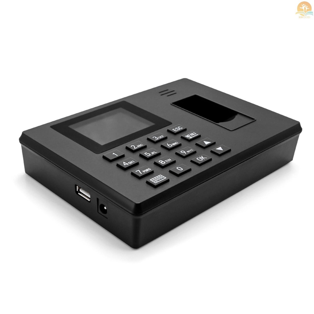 In Stock BISOFICE Mesin Absensi Sidik Jari Cerdas Fingerprint/Password Dengan Layar Display 2.4 ''Jam Waktu Dukungan Karyawan Check-in Recorder Reader Multi-Bahasa