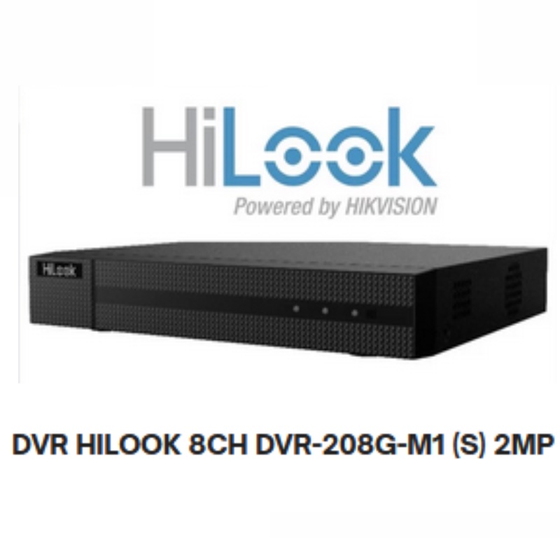 DVR HILOOK 8CH DVR-208G-M1 (S) 2MP LITE 1080N SUPPORT CCTV AUDIO