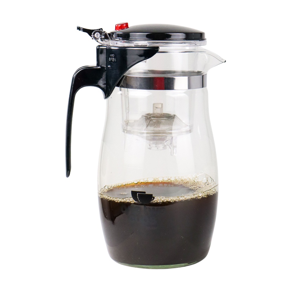 Teko Kaca Kopi Teh Pitcher dengan Saringan 875ml - TP-757