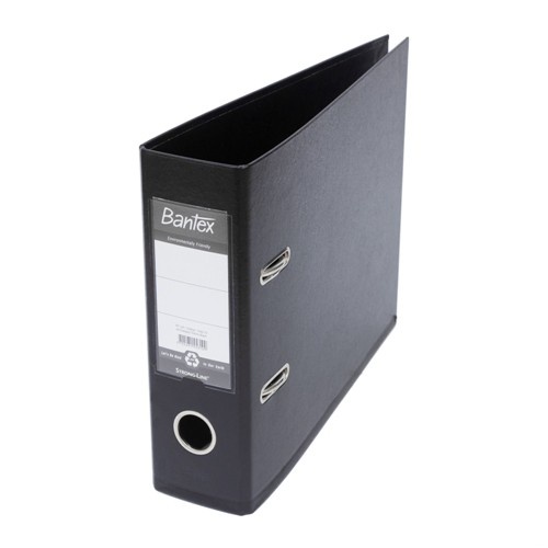 

[Artomas] Bantex Lever Arch File Ordner Plastic A5 Kwitansi 7cm Black1453 10