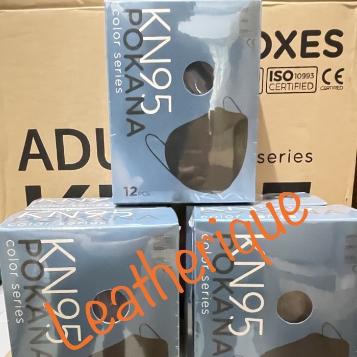 Masker Pokana KN95 Color Series 6 PLY 12PCS - Pure White