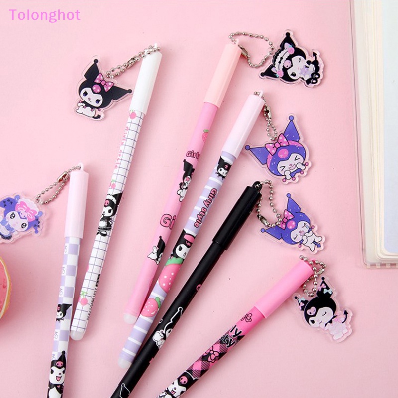 Tolonghot&gt; 1pc Resin Patch Press Pen Gadis Kecantikan Tinggi Pena Logam Klip Pena Netral Super Cute Siswa Alat Tulis Dengan Baik