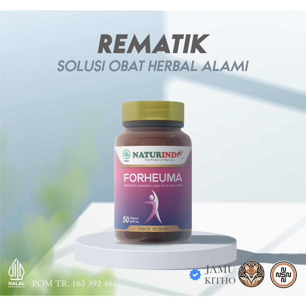 

Obat Rematik Rhematik Nyeri Sendi Otot Persendian Asam Urat Pegal Linu Encok Herbal Ampuh Forheuma Naturindo