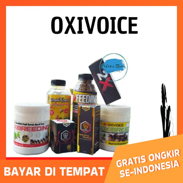 OXIVOICE , OXIVOICE PLUS dan OXI BREEDING Vitamin Segala burung dan Nutrisi Ternak Burung Ocean