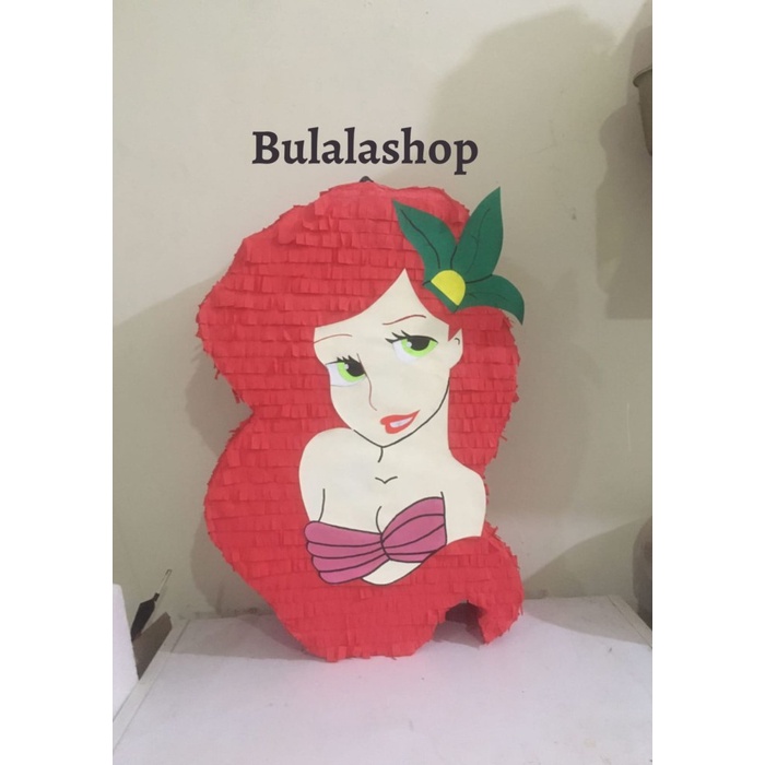 

Pinata Pukul / Pinata Karakter Ulang Tahun Motif Mermaid Ariel Cantik