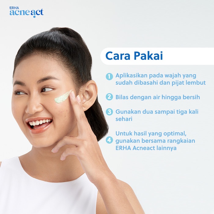 Twinpack Erha Acneact ACSBP BHA &amp; Sulfur 60g - Sabun Wajah Jerawat