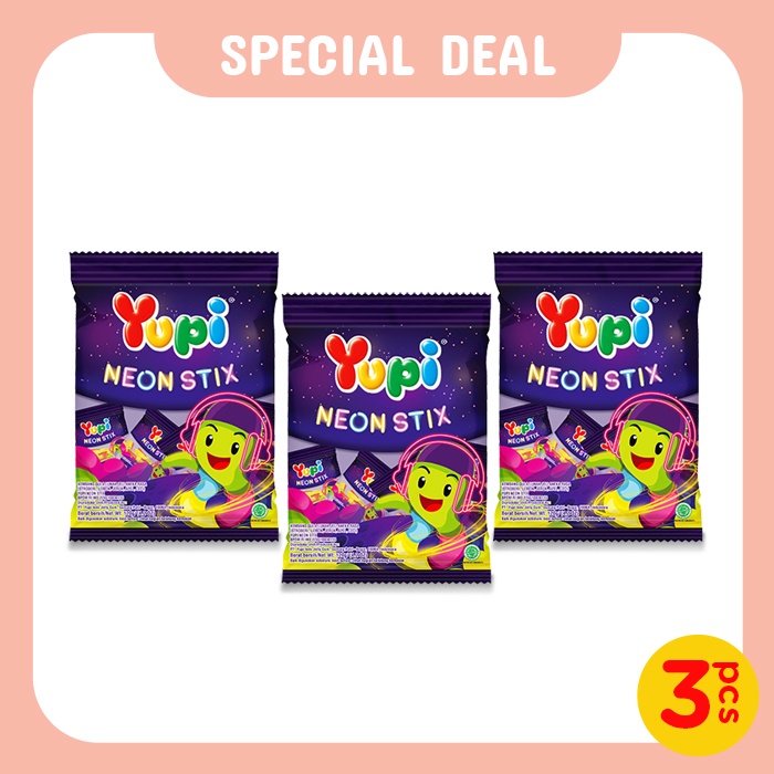 Triple Bag Yupi Neon Stix