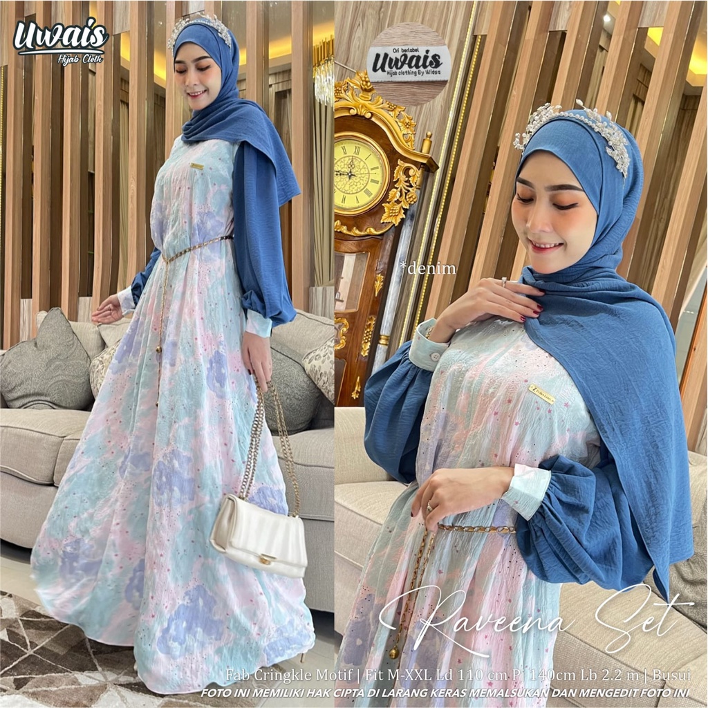Pakaian Baju Busana Wanita RAVEENA SET by UWAIS 15/07 AS B82