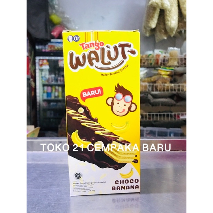 Tango Walut Choco Banana 1 BOX isi 12 PCS |Tango Coklat Cokelat Pisang