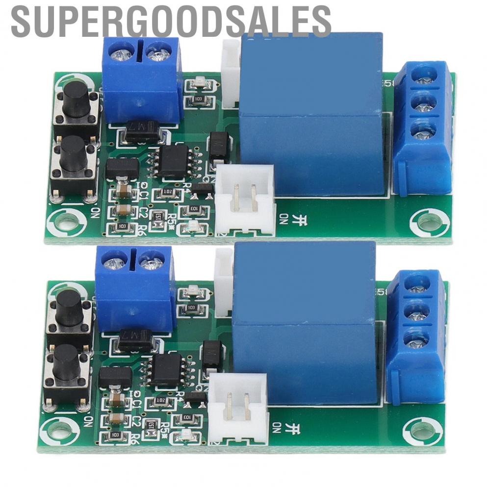 Supergoodsales 2X 12V Single Channel RS Trigger Circuit On Off Relay Module