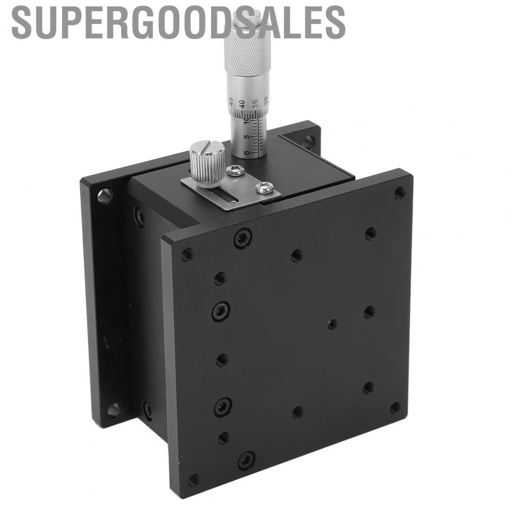 Supergoodsales Manual Linear Stage  Corrosion Proof Table Aluminum Alloy Practical for Fiber Core Adjustment