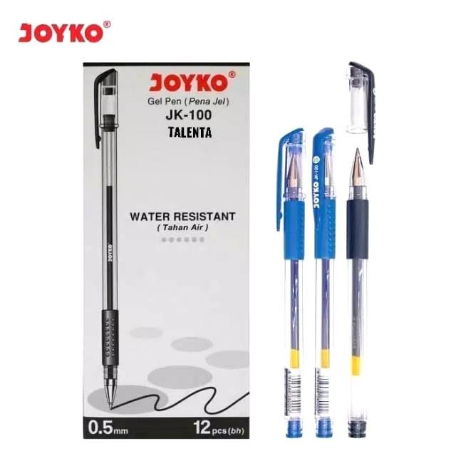 Gel Pen Pulpen Pena Joyko JK-100 - JK-100NT [PCS] - JK-100NT HITAM