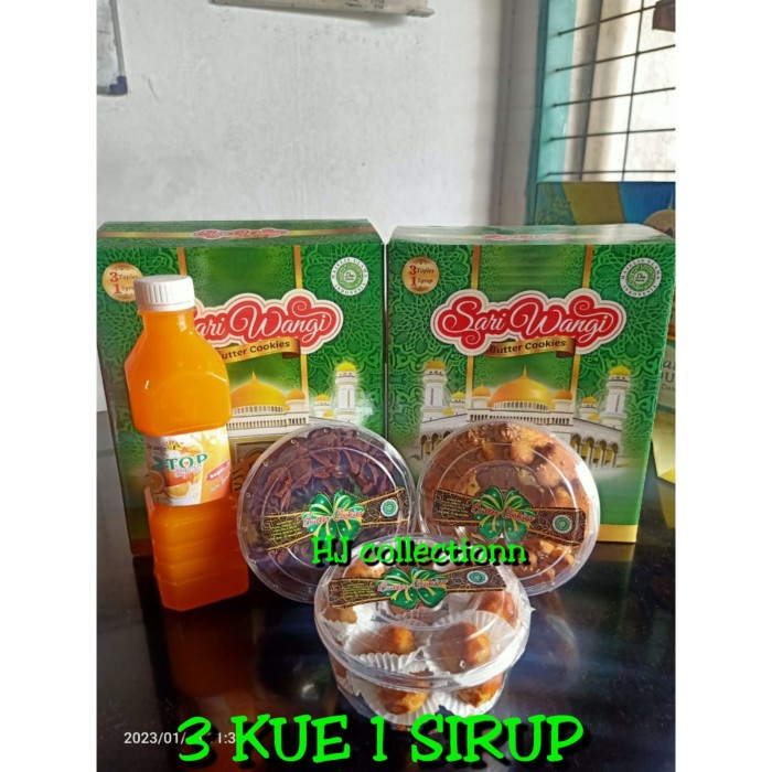 

BUY HAMPERS RAMADHAN SARI WANGI KUE LEBARAN SIRUP PARCEL KUE KERING MAKAN - 3 KUE 1 SIRUP