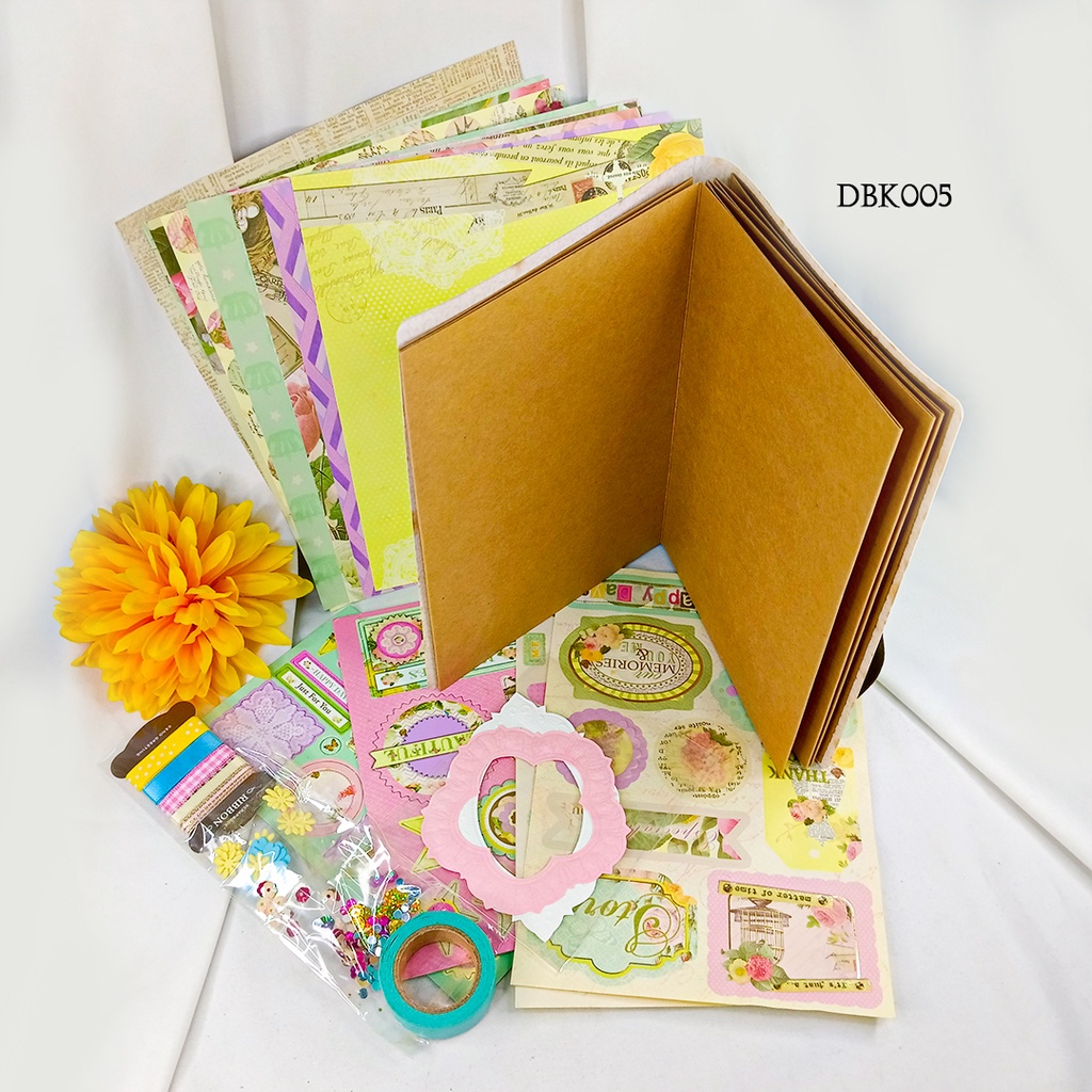 

Aesthetic Bullet Journal Kit Scrapbook Paper DBK-RA005