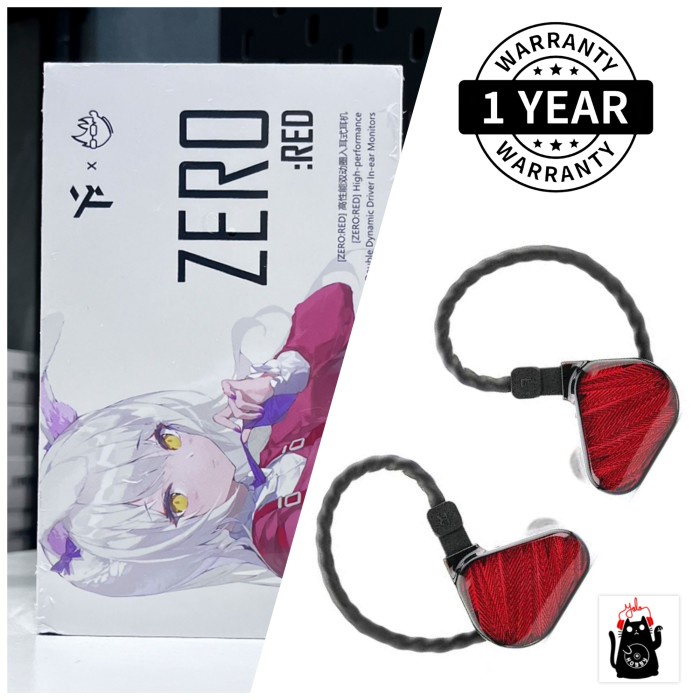 Truthear zero red earphone in ear monitor iem