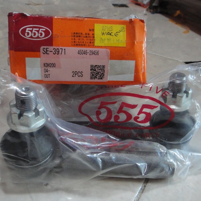SPAREPART OTOMOTIF- Tie Rod End Out Toyota Hiace Com 555 Japan -KOMPONEN AKSESORIS