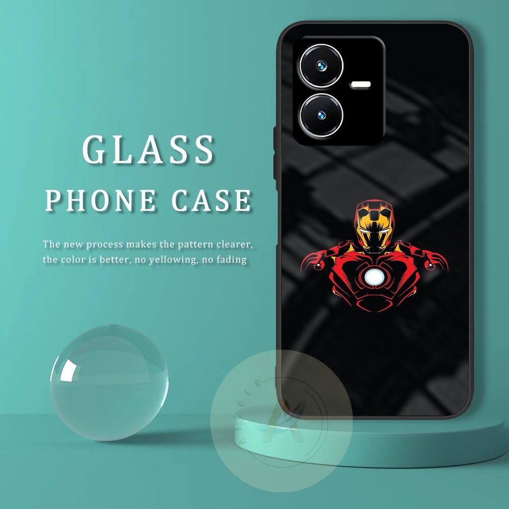 Softcase Glass VIVO Y22 2022 - GK52 - Case HP VIVO Y22 2022 - Case VIVO Y22 2022 - Kesing HP VIVO Y2