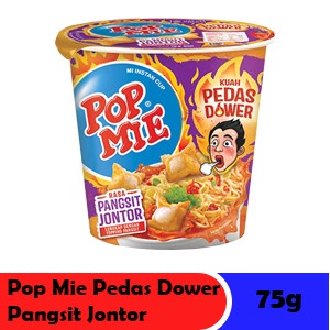 

POP MIE MI INSTAN PEDES DOWER PANGSIT JONTOR CUP 75g - Karton