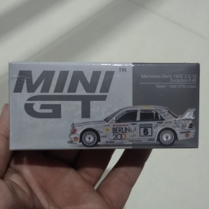 TERBARU mini gt mercedes benz 190e Evolution berlin 1992 Dekra 6
